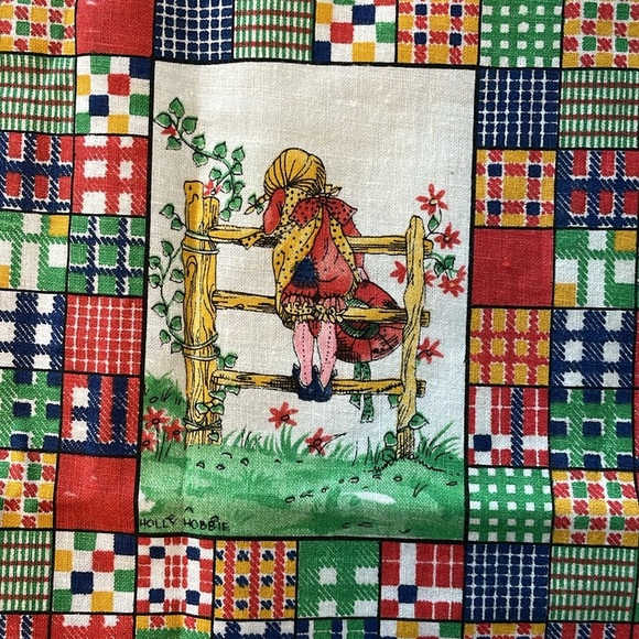 Vintage Holly Hobbie Cotton Fabric - Picture 7 of 9